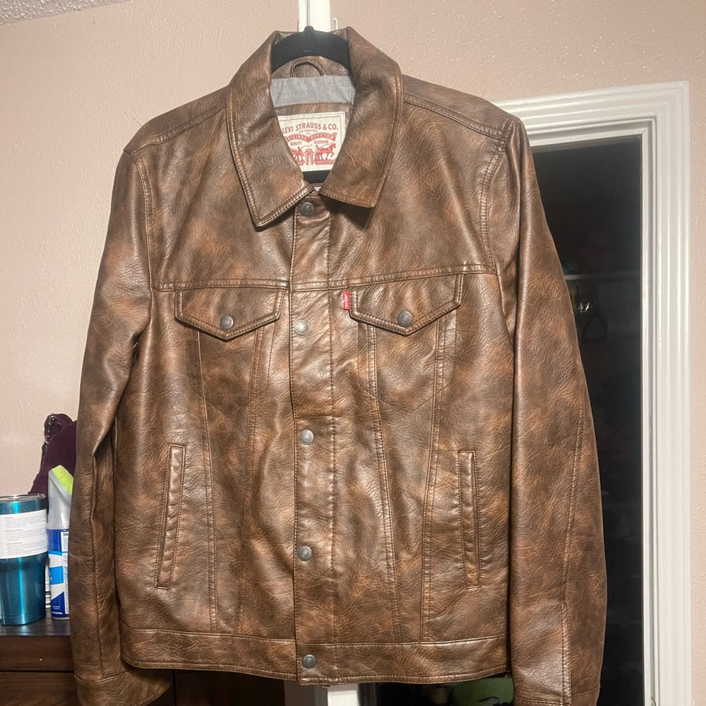 Levi’s Mens Leather Jacket